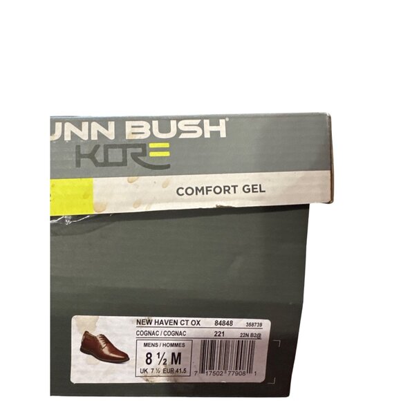 Nunn Bush Kore Mens Brown Leather Oxford Shoes 8.5M SKU 8083 - Picture 9 of 9